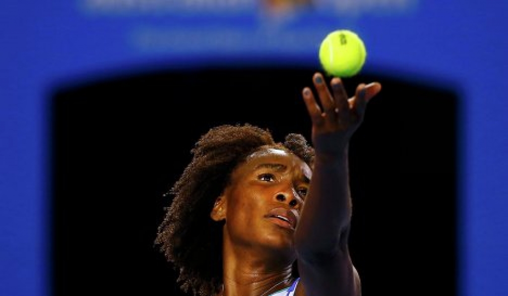 Винус Уильямс в матче четвертого круга Australian Open